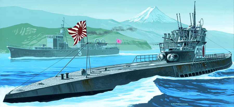 MIRAGE 40046 1:400 U-BOOT I-506 Japanese Submarine - type U-IX D1