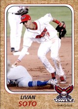 2018 Orem Owlz Grandstand #23 Livan Soto Valencia Venezuela VZ Baseball Card