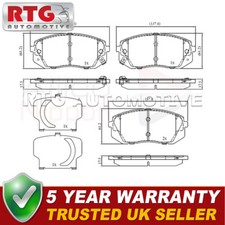 Set pastiglie freno anteriori adatte a Kia Sportage 2010- Hyundai Tucson 2015- i40 2014-2019