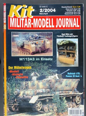 Kit Militar-Modell Journal Magazine March - April 2004 Pre Owned!