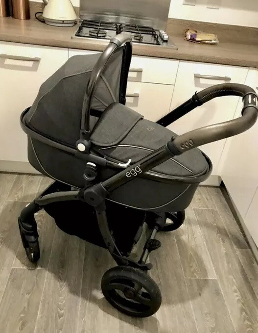 Stroller Carrycot Egg Travel System Quantum Grey Egg Pram/carrycot