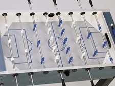 FULL SET OUTDOOR TELESCOPIC RODS BLUE  WHITE MEN FOR GARLANDO FOOSBALL TABLE