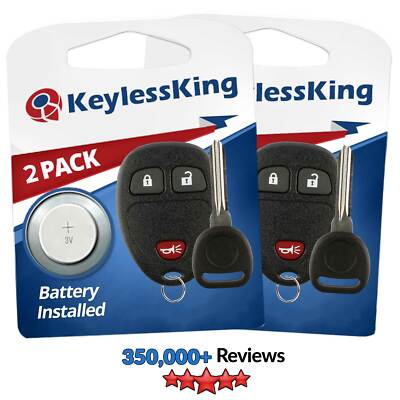 Fits 2011 2012 2013 2014 2015 Chevrolet Captiva Sport Remote Key 15913420 2x