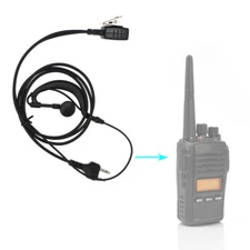 2 Pin Earpiece Headset PTT Mic for Midland Two Way Radio Walkie Talkie Security