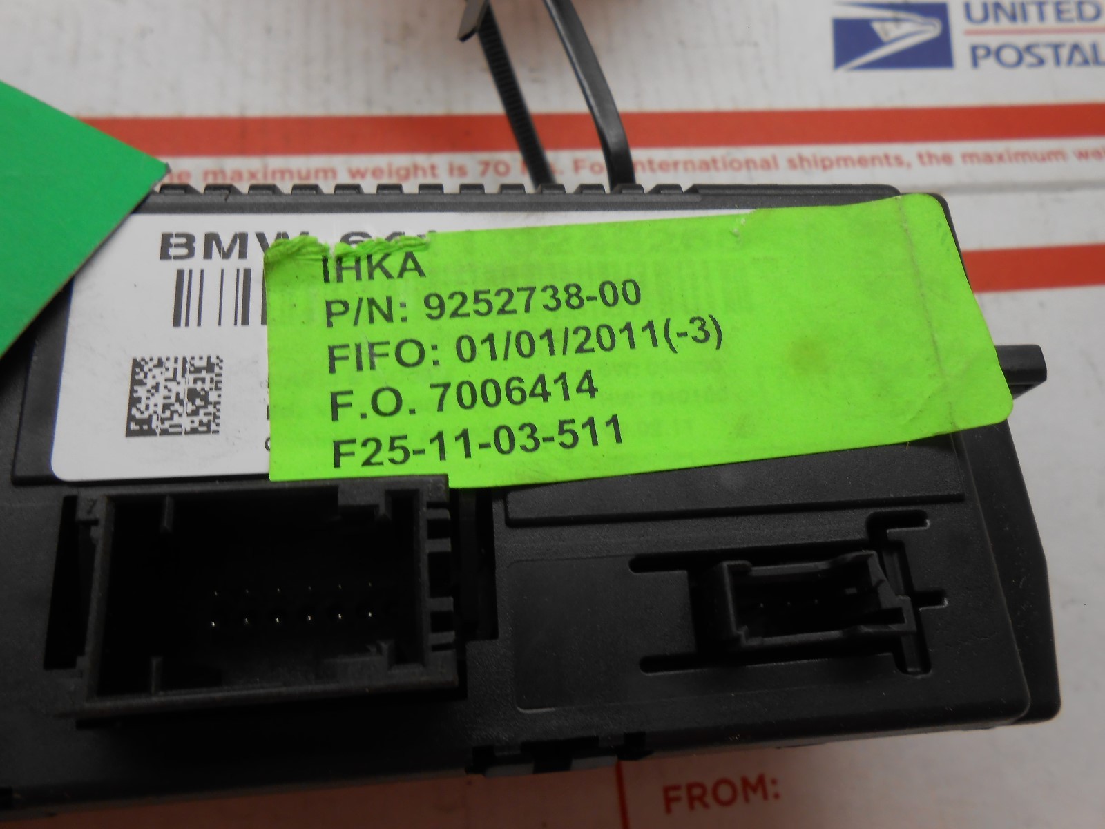 11 BMW X3 climate control 9252738 ic 52850 RG0205 eBay