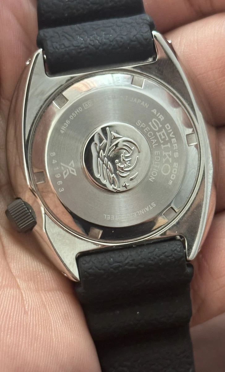 Seiko turtle cheap back