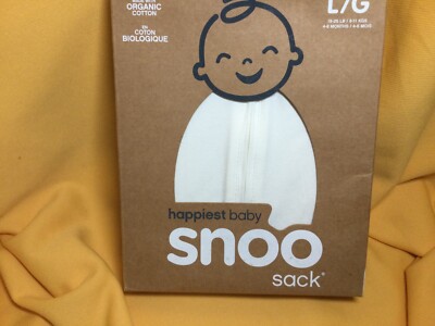 NWT Happiest Baby SNOO Sleep Sack Size Lg 4-6 Months Organic