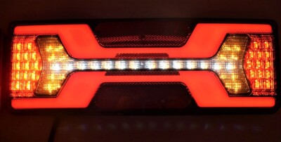 2x LED Rückleuchten 12V/24V 5-Funktionen für LKW Anhänger