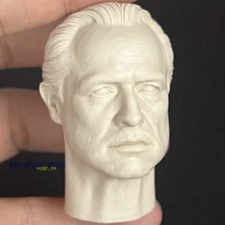 1/6 Male Godfather Marlon Brando Head Sculpt For 12" Action Figure Doll Body Toy