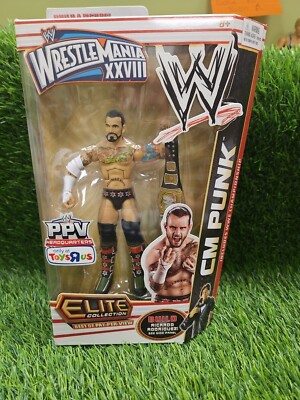WWE ELITE COLLECTION PPV TOYSRUS WRESTLEMANIA XXVIII 28 CM PUNK MATTEL