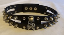 Double Spiked Studed Dog Collar 17