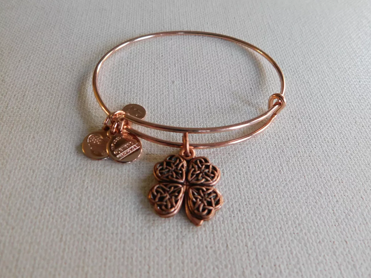 Alex and Ani Four Leaf Clover IV Bangle Bracelet