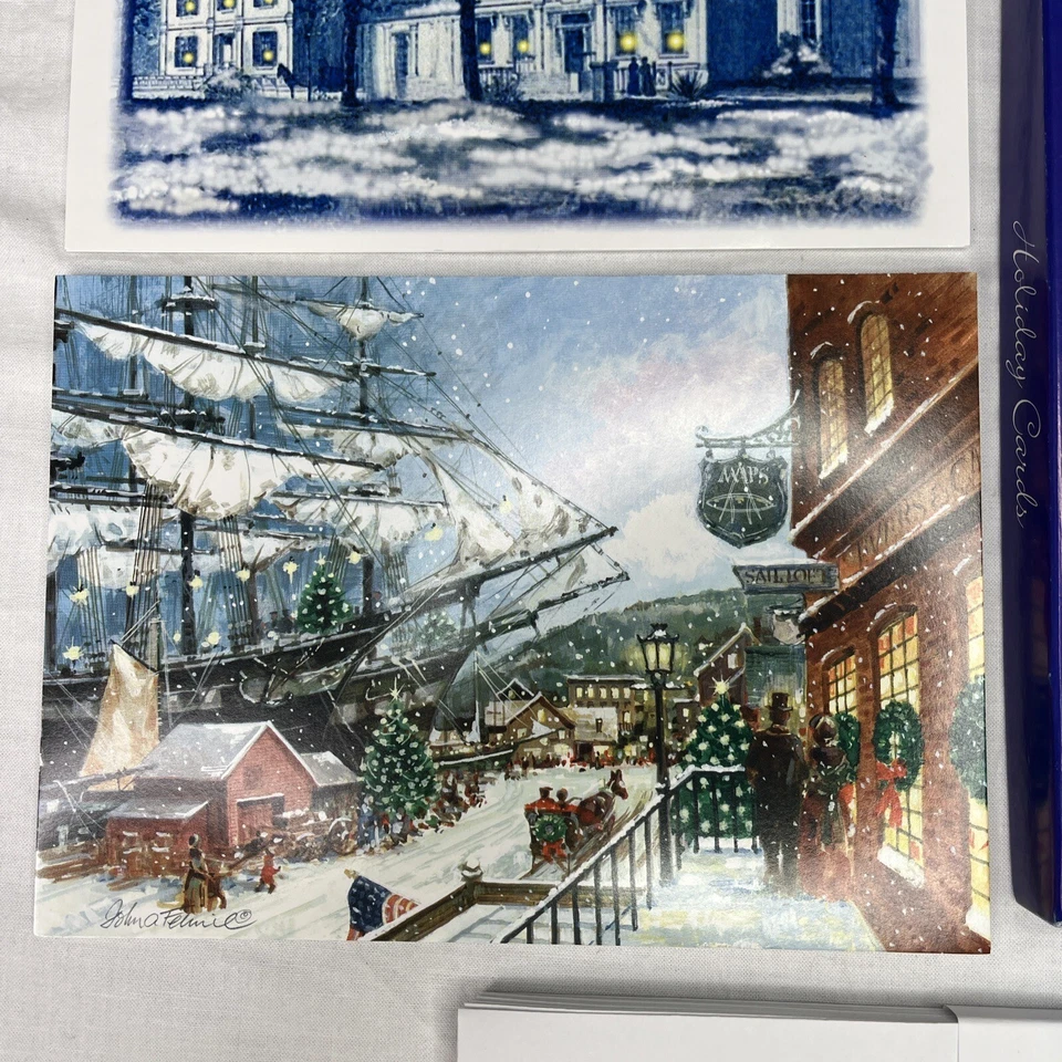 Asociación Reserva Naval 16 Tarjetas de Navidad Nº 2 Vintage 2002 Brillante Foto 4 de 4