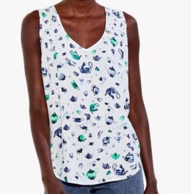 NWT NIC+ZOE Garden Party Tank size Petite large reg $128