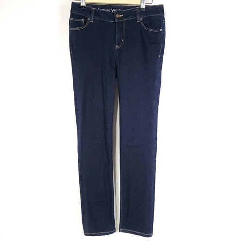 Westport Womens Jeans 6 Blue Straight 