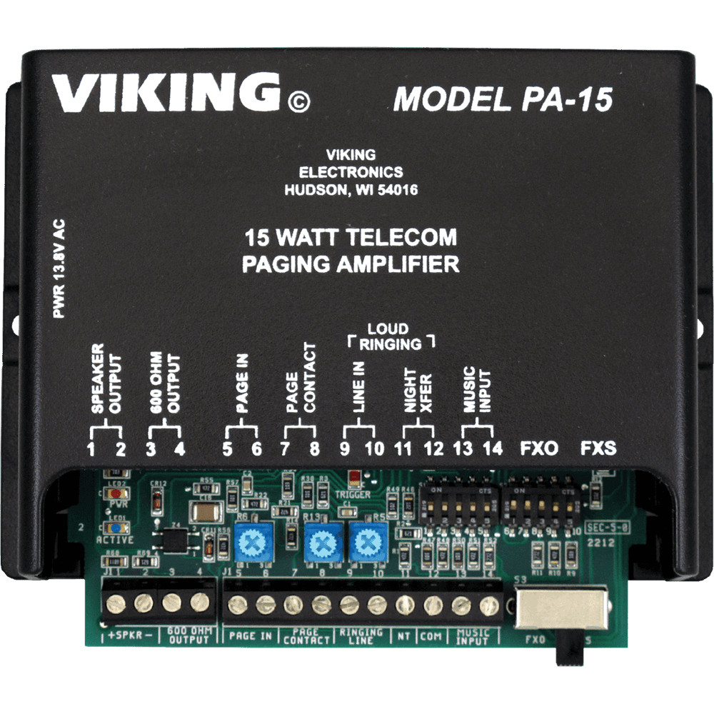 Vikimg 15 watt Paging Amplifier model PA-15