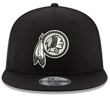 NUEVO CON ETIQUETAS Auténtico NFL Washington Redskins New Era Blanco y Negro 9Fifty Snapback Sombrero
