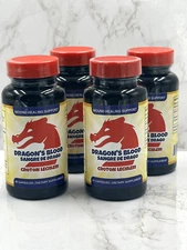 4 Sangre De Drago Anti-Inflammatory Healing Pure Tree Sap Croton Lechleri Pills