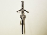 Scottish Highland Thistle Kilt Pin Brooch/brooch Kilt Pin 4.0 (10cm) Chrome Scottish Highland Thistle Kilt Pin Brooch/brooch Kilt Pin 4.0 (10cm) Chrome