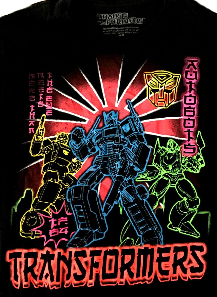 Transformers OPTIMUS PRIME NEON Mens S M L XL t-shirt Short Sleeve