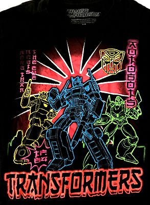 Transformers OPTIMUS PRIME NEON Mens S M L XL t-shirt Short Sleeve