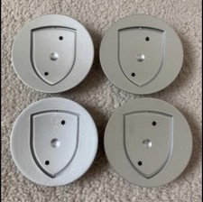 Blank Wheel Center Caps 76mm diameter Silver  for Porsche 911 Cayman Boxster