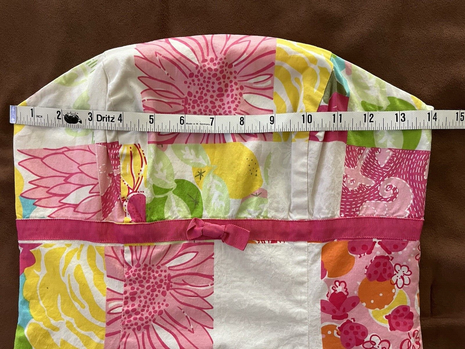 LILLY PULITZER Patchwork Strapless Multicolor Flo… - image 15