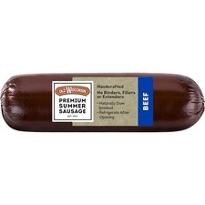 Old Wisconsin Premium Summer Sausage, 100% Natural Meat, Charcuterie, Ready to..