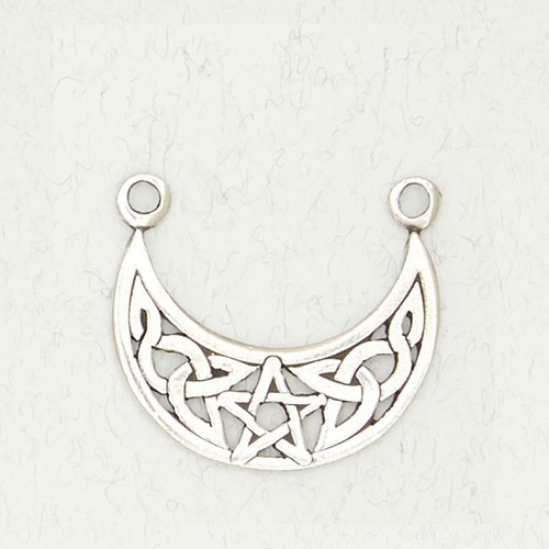 Celtic Pentagram Pewter Occult Pagan Silver Magic Pendant Jewelry - Picture 1 of 2