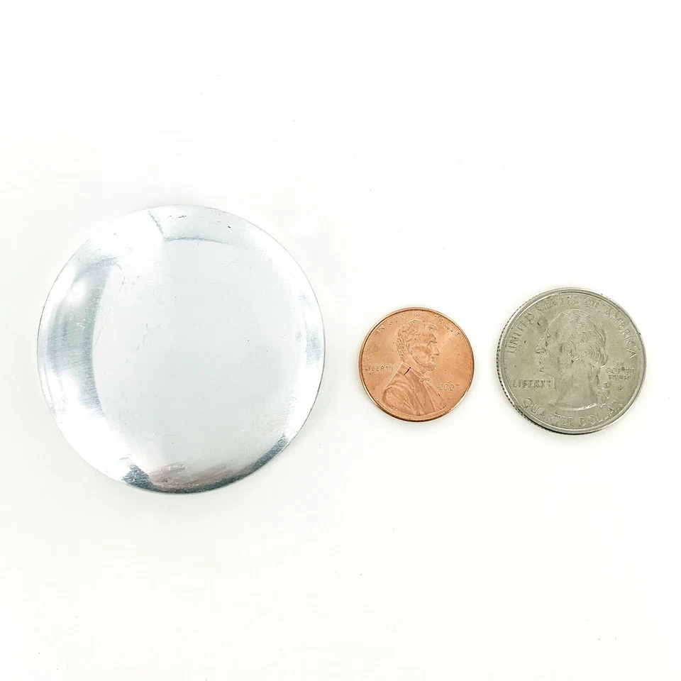 25 Cover Buttons & Tool Kit: WIRE BACK Size 75 (1 7/8"/48mm) Sew Fabric Buttons - Image 3 of 4