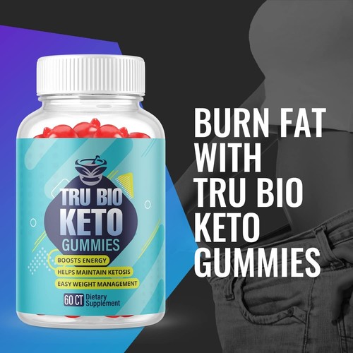 1 Pack Tru Bio Keto ACV Gummies, Weight Loss, Appetite Suppressant60