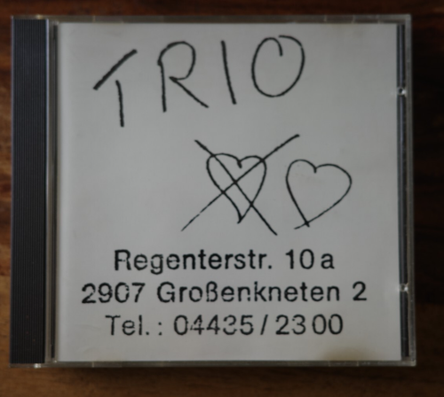 CD Trio - 2907 Großenkneten 1983 phonogram (814 822-2) NDW # Stephan Remmler