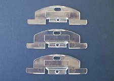 Hunter Douglas Literise handle, clear 3/4" pleat (old style square) set of 3