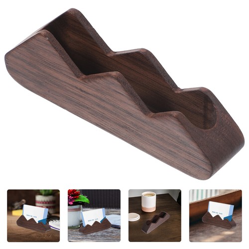 Business Cards Holder Wooden Cards Stand Name Cards Holder Office Table
