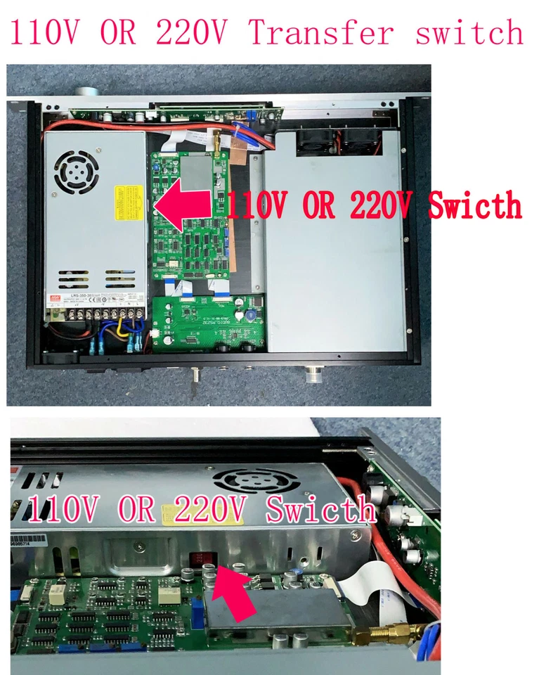 200W Transmisor FM Estéreo PLL Radiodifusión Estación Rango Max Antena 110/220 Foto 2 de 4