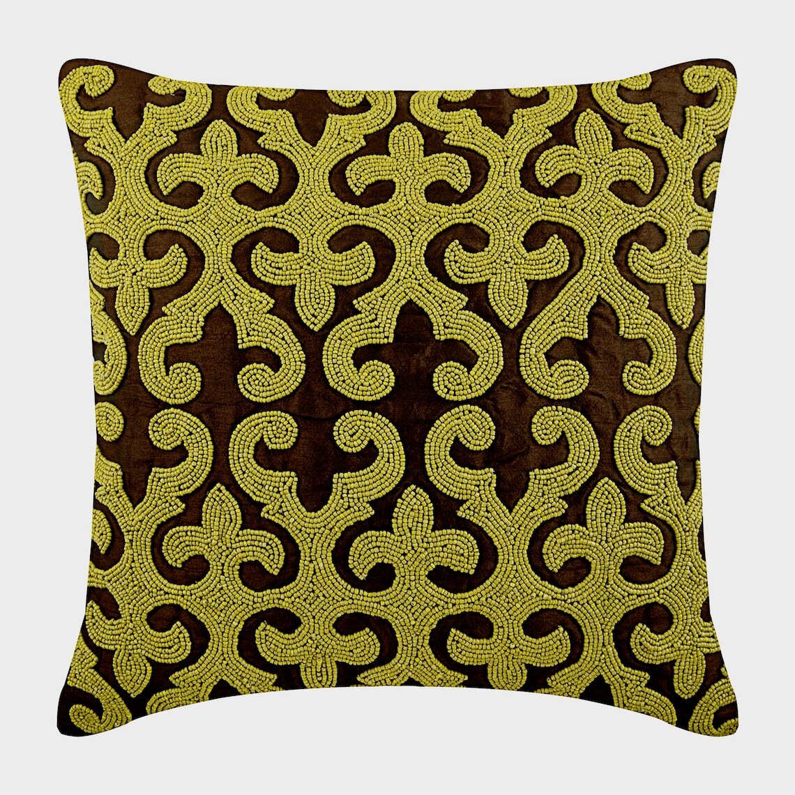 Decorative Couch Cushion Case Brown 16