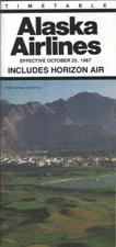 Alaska Airlines system timetable 10/25/87 [2093] Buy 4+ save 50%