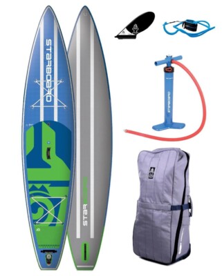 STARBOARD Touring Zen Inflatable SUP Board 12'6'' * 31'' * 6'' inkl. Paddel + Pumpe