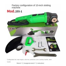 Smerigliatrice angolare grande slot machine calcestruzzo parete pietra senza polvere