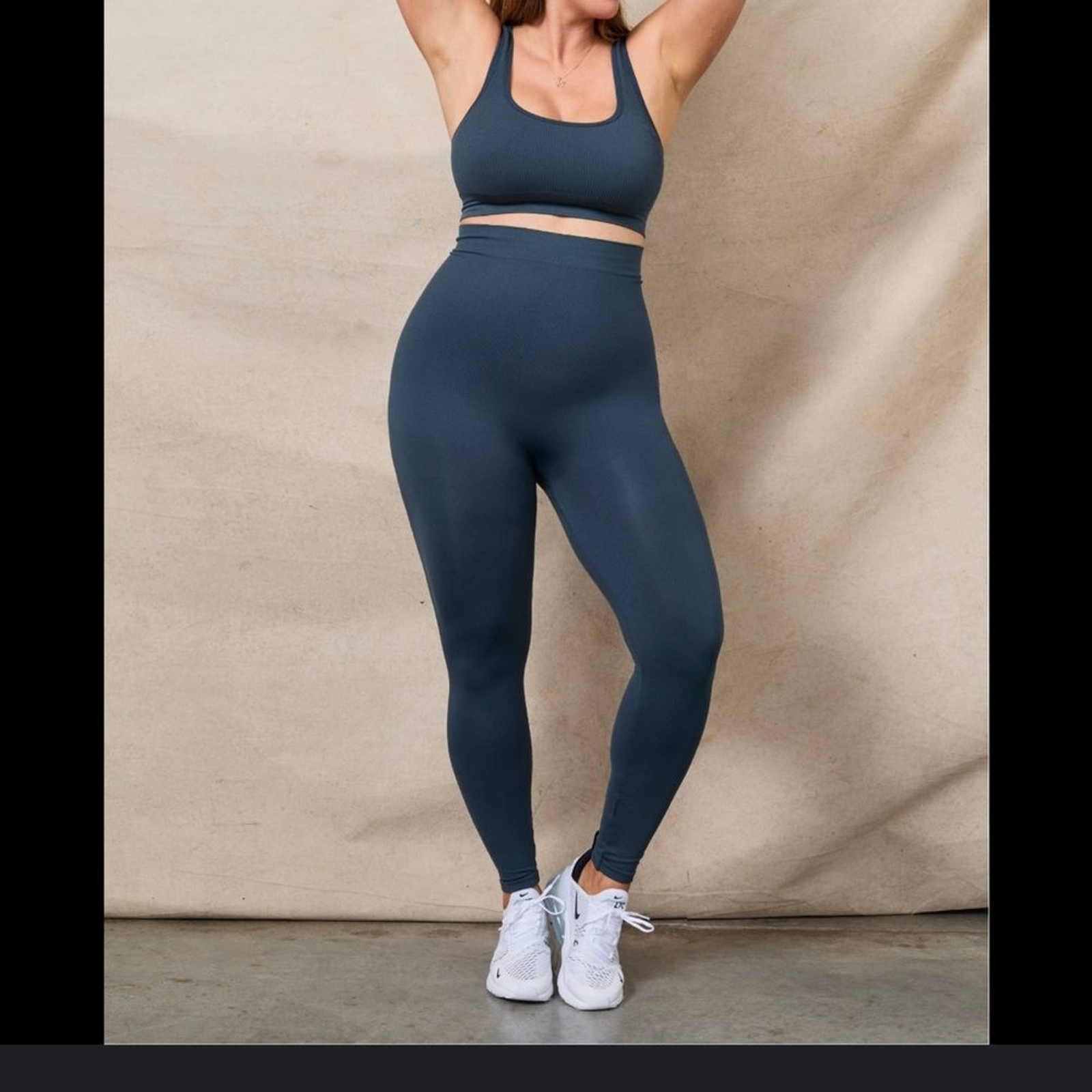 Blanqi Postpartum High Waist Support Leggings – Medium Size for Everyday Comfort-image