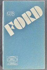 1978 Ford Ltd Owners Manual Landau Country Squire Wagon Excellent Original 78