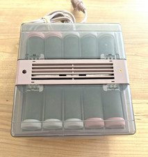 Vidal Sassoon Vintage Hairsetter 10ct Flocked Hot Rollers Curlers No Clips Works