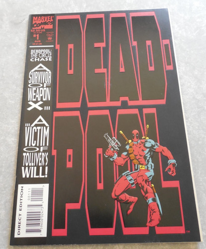 DEADPOOL #1, DEADPOOL SOLO SERIES 1993, MARVEL COMICS, UNREAD 9.6 NM+ OR BETTER