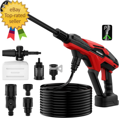 Cordless Portable Cleaning Tool for Milwaukee 18V Battery, 800 PSI Handheld Clea