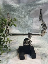 Vintage Helping Hands Third Hand Soldering Tool Cast Iron Base 1970s