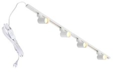Plug in Track Lighting with Power Cord, 4-Light GU10 Track Lighting Kit with