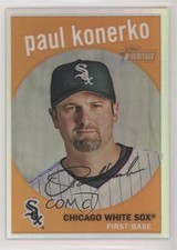 2008 Topps Heritage Chrome Refractor 245/559 Paul Konerko #C106 o6n