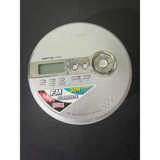 Sony CD Walkman D-NF340 MP3 FM Radio Silver Tested Working G-Protection