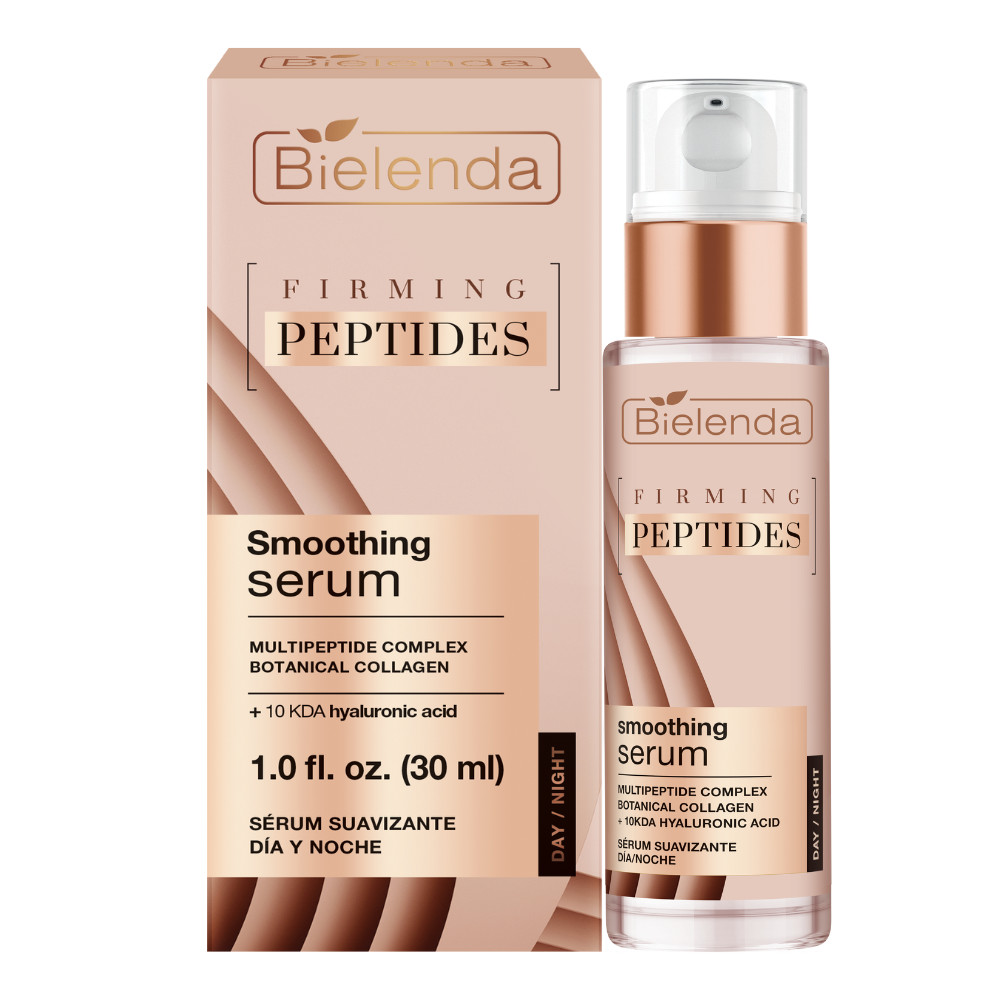 Bielenda Firming Peptides Smoothing Anti-Wrinkle Face Serum Day Night 30ml