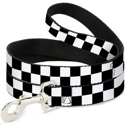 Buckle-Down Pet Leash, Dog Leash, Checker Midnight Blue White, 6 Fee (US IMPORT)